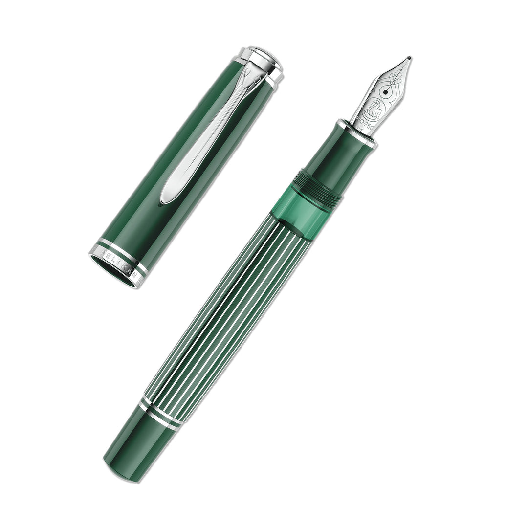 Pelikan Souverän M815 Metal Striped Green