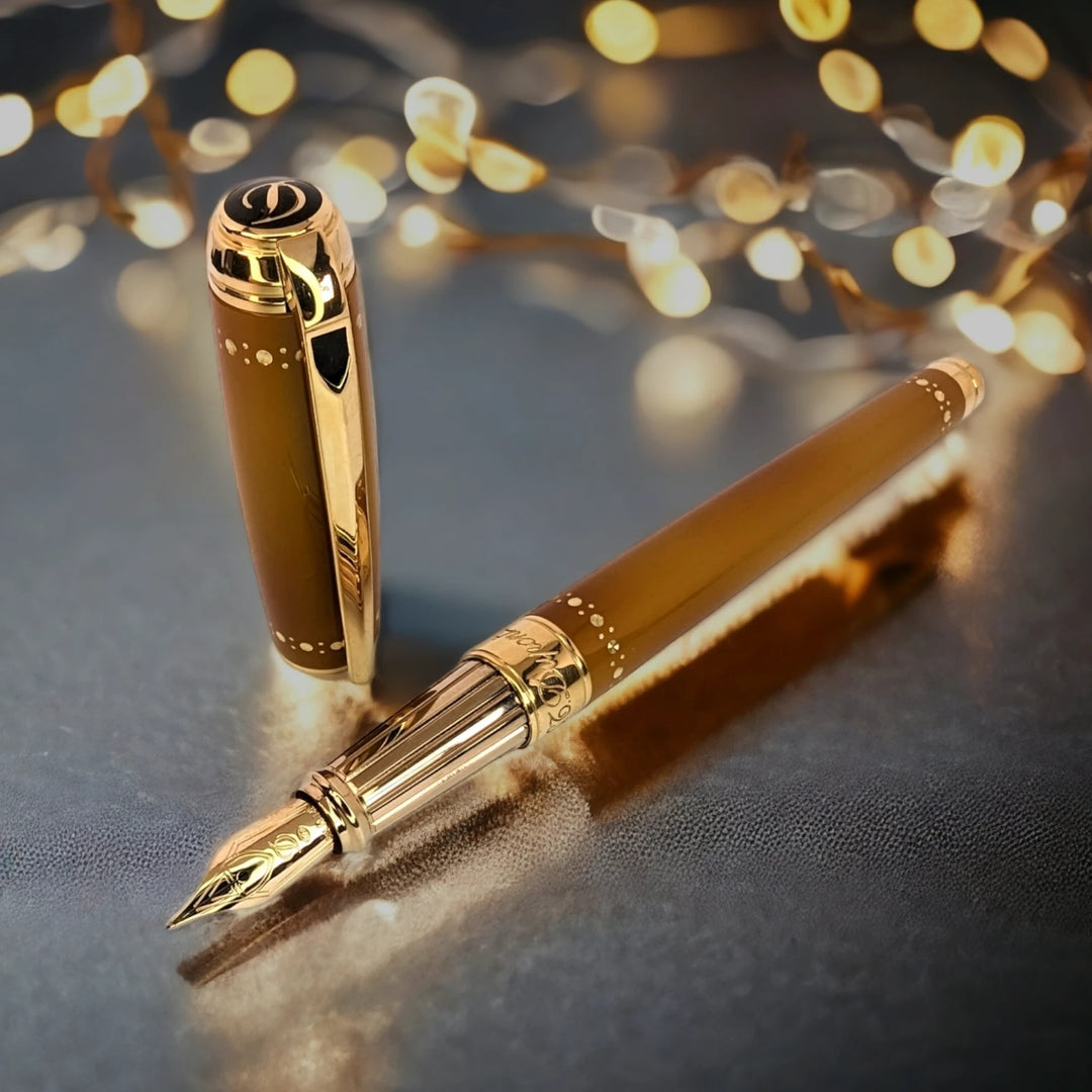 S.T. Dupont D-Initial Fountain Pen - Derby