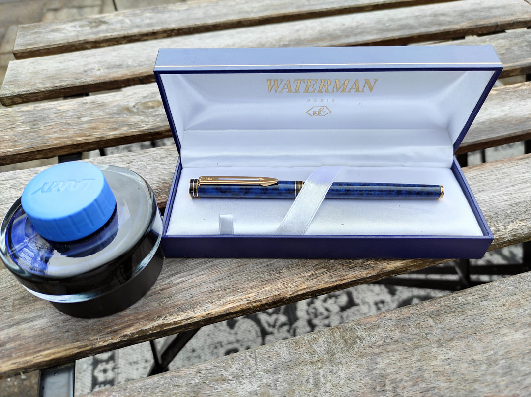 Waterman Ideal Gentleman Blue 18k