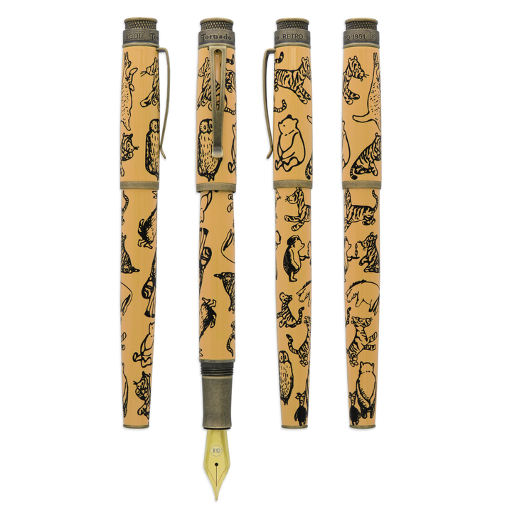Retro 51 A.A. Milne The House at Pooh Corner Decorations by E.H. Shepard Tornado Limited Edition - Fountain Pen