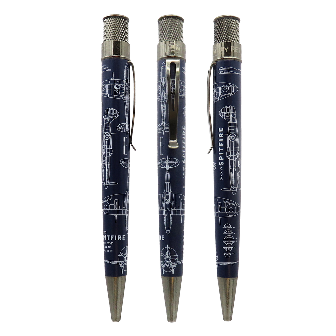 Retro 51 Imperial War Museums Spitfire Blueprint - Rollerball