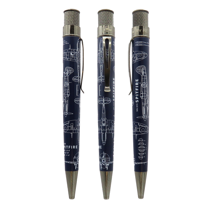 Retro 51 Imperial War Museums Spitfire Blueprint - Rollerball