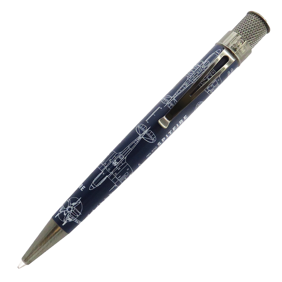 Retro 51 Imperial War Museums Spitfire Blueprint - Rollerball