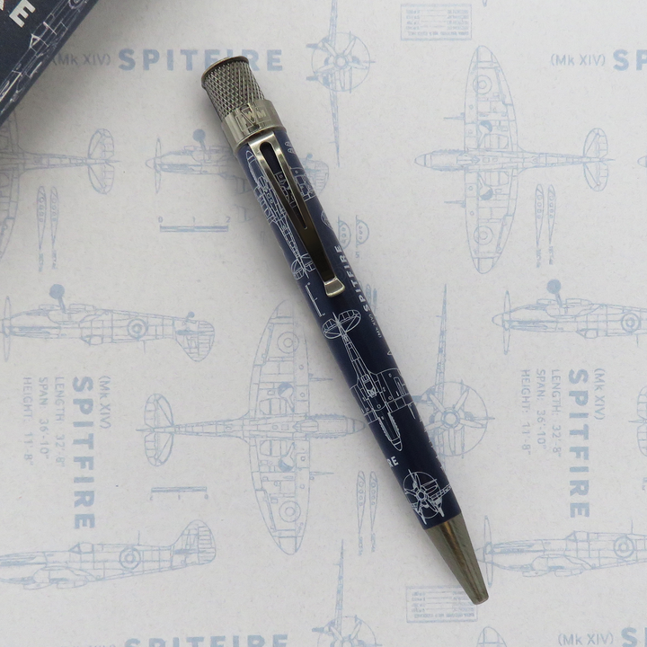 Retro 51 Imperial War Museums Spitfire Blueprint - Rollerball