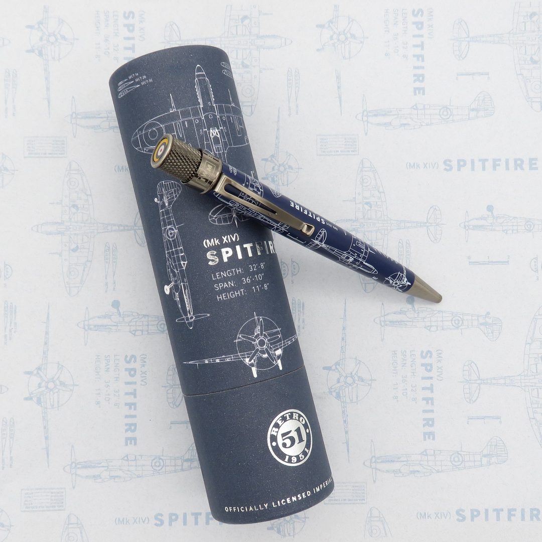 Retro 51 Imperial War Museums Spitfire Blueprint - Rollerball