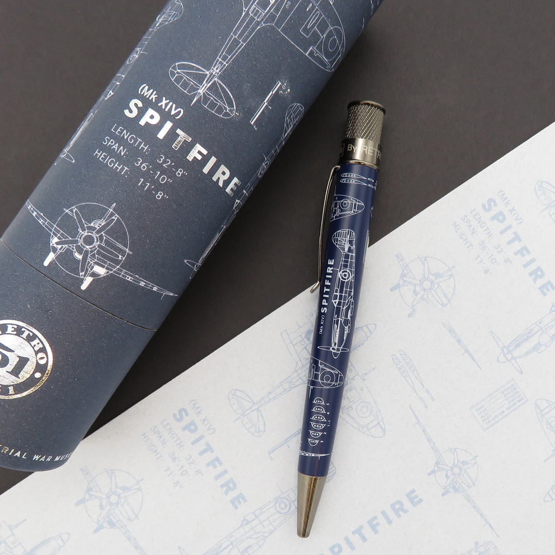 Retro 51 Imperial War Museums Spitfire Blueprint - Rollerball