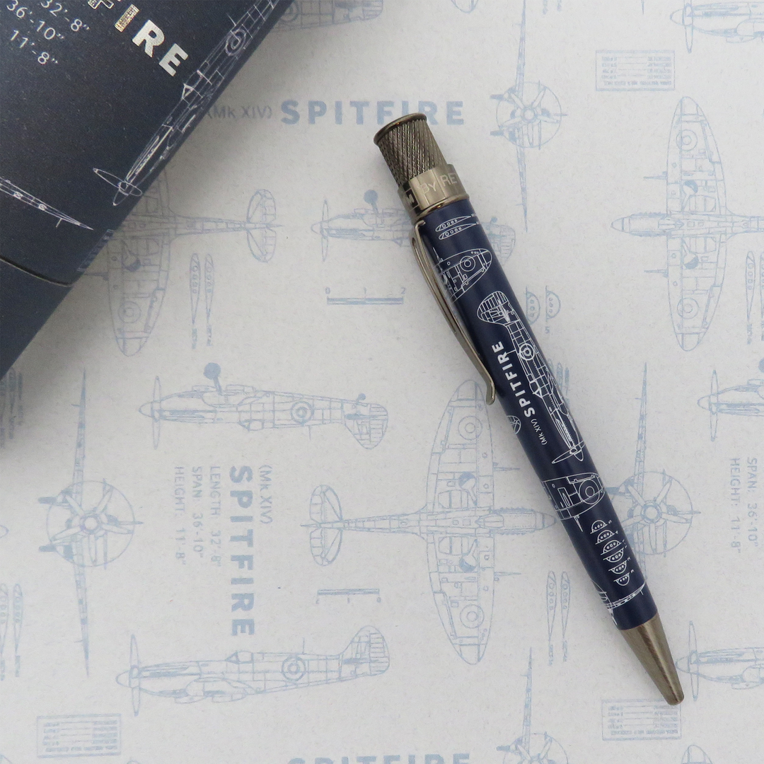 Retro 51 Imperial War Museums Spitfire Blueprint - Rollerball
