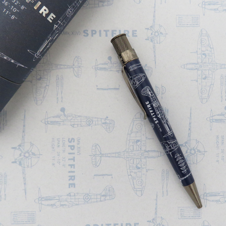 Retro 51 Imperial War Museums Spitfire Blueprint - Rollerball