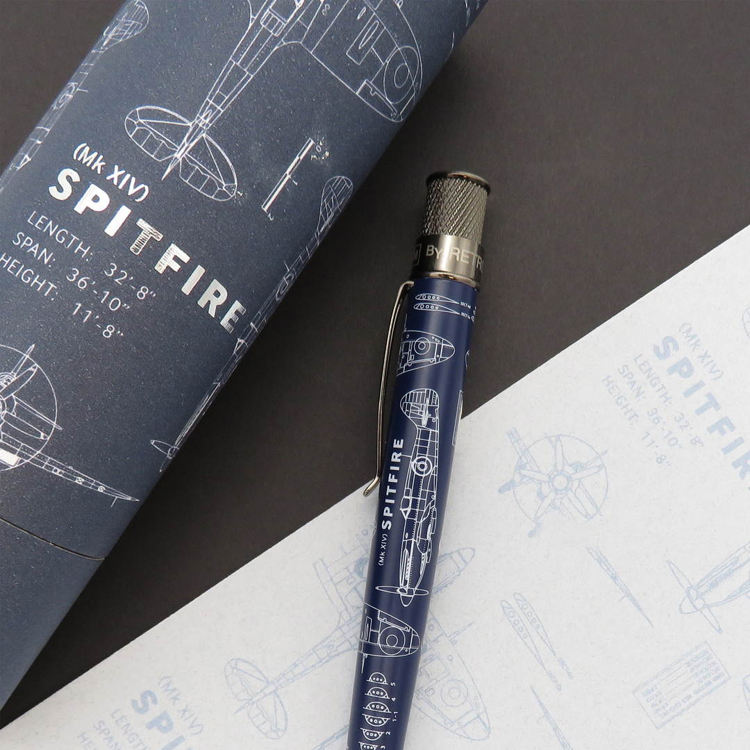 Retro 51 Imperial War Museums Spitfire Blueprint - Rollerball