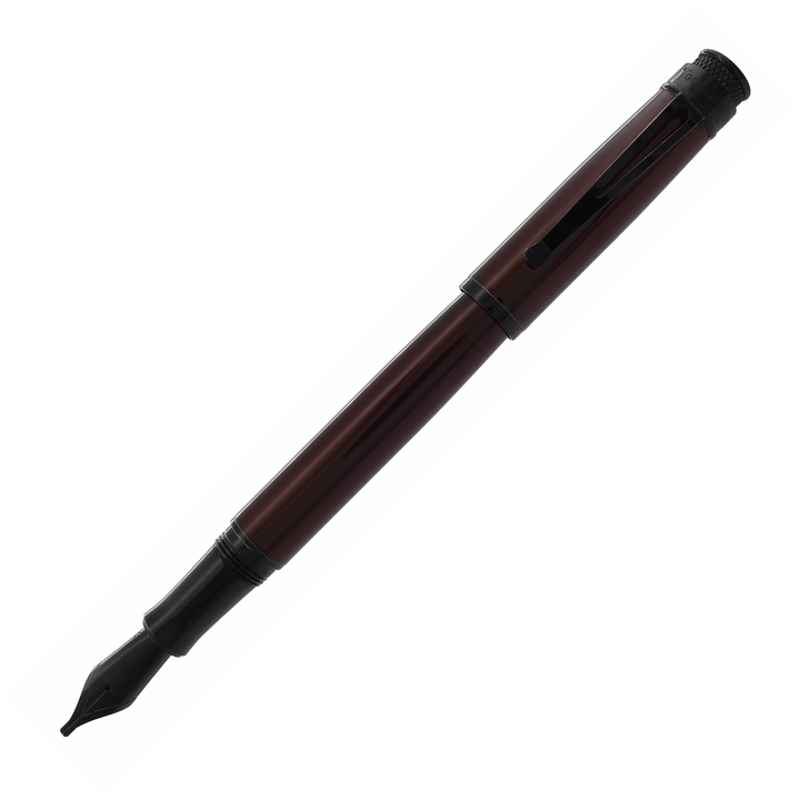 Retro 51 Tornado Stealth Lacquer Black Cherry - Fountain Pen