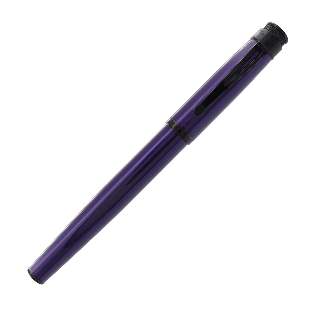 Retro 51 Tornado Stealth Lacquer Midnight Purple - Fountain Pen