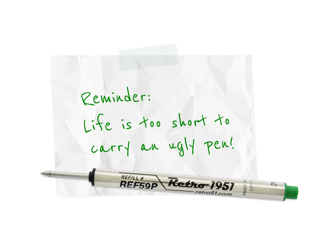 Retro 51 Rollerball Refill - Green