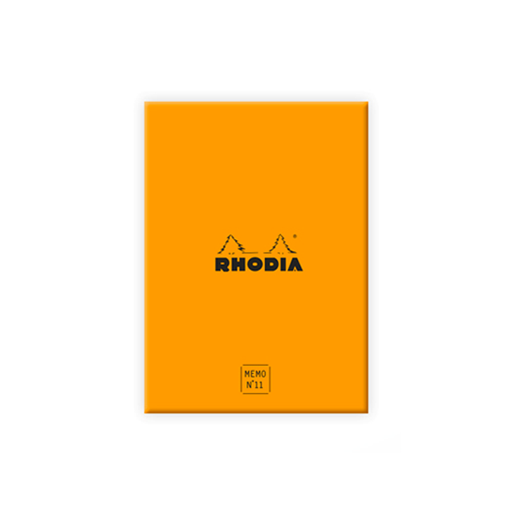 Rhodia No. 11 Memo Pad with Refillable Box (3 3/8 x 4 ½)