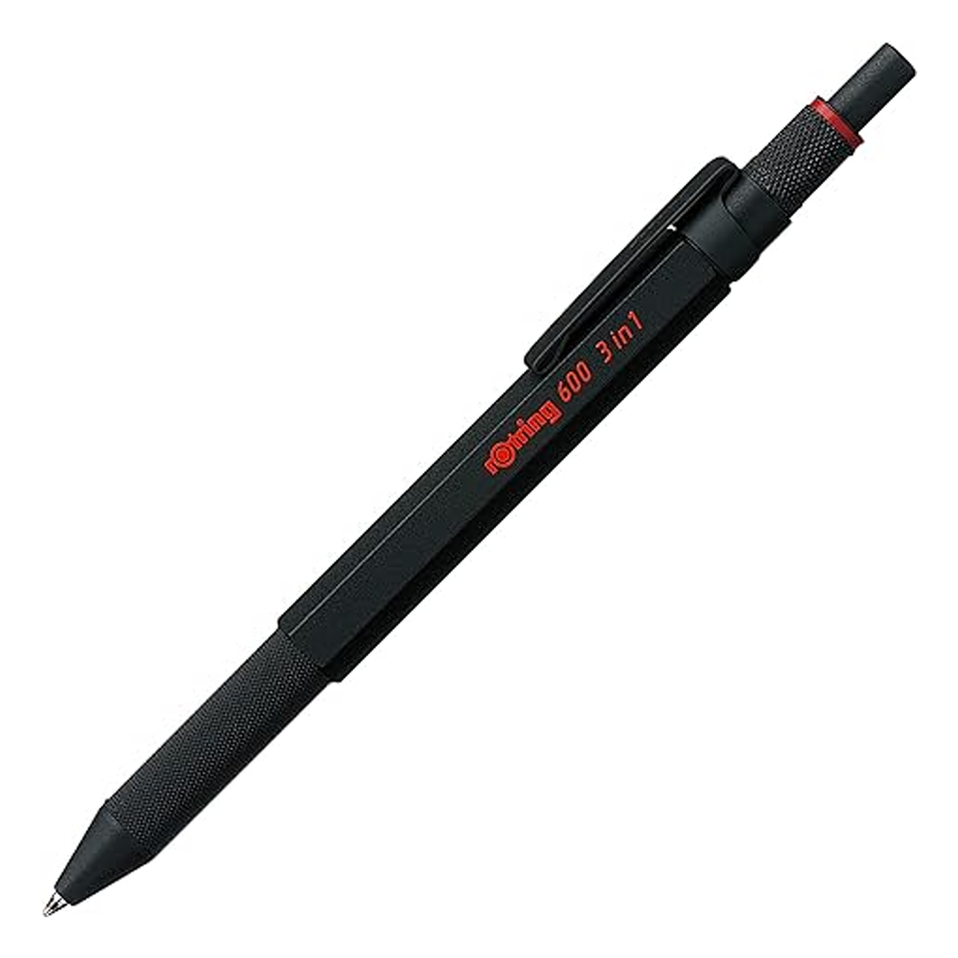 Rotring 600 3-in-1 Multicolor Pen and Mechanical Pencil