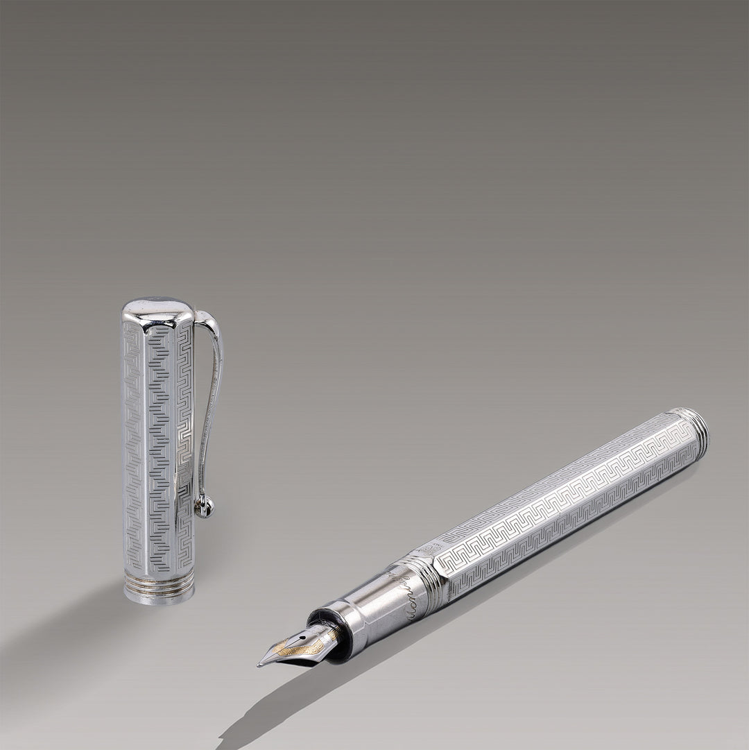 Montegrappa Reminiscence Sterling Silver Fountain Pen