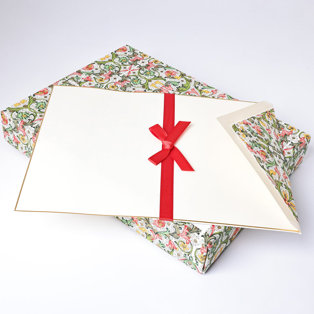 Traditional Florentine Writing Paper and Lined Envelopes 6.25" x 8.50" | Rossi 1931 Italian Stationery