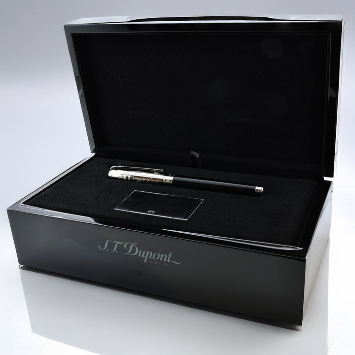 S.T. Dupont Line D Vitruvian Man Black - Fountain Pen