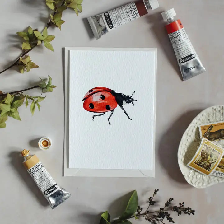 SB Greeting Card LadyBird