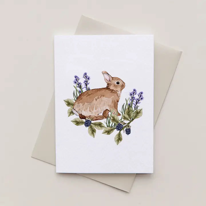 SB Greeting Card Wild Rabbit