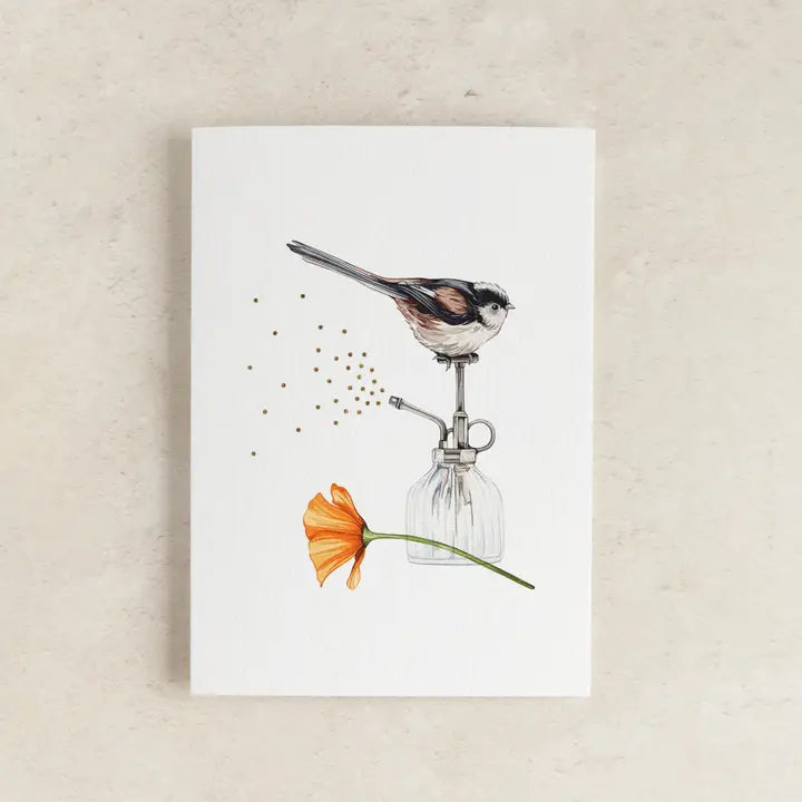 SB Foil GreetingCard BTCL Bird