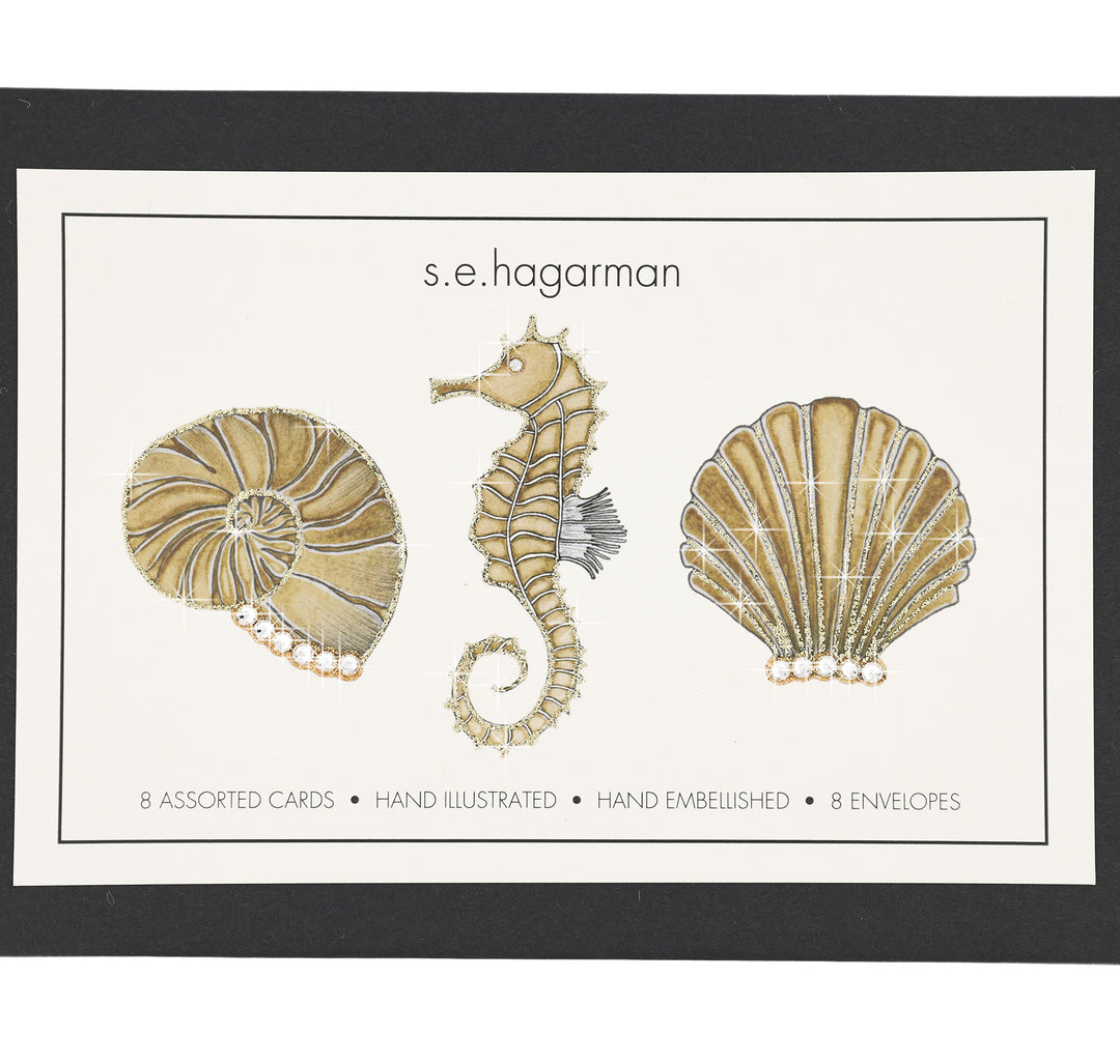 S.E.Hagarman Boxed Notecard - Coastal Chic