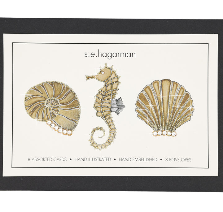 S.E.Hagarman Boxed Notecard - Coastal Chic