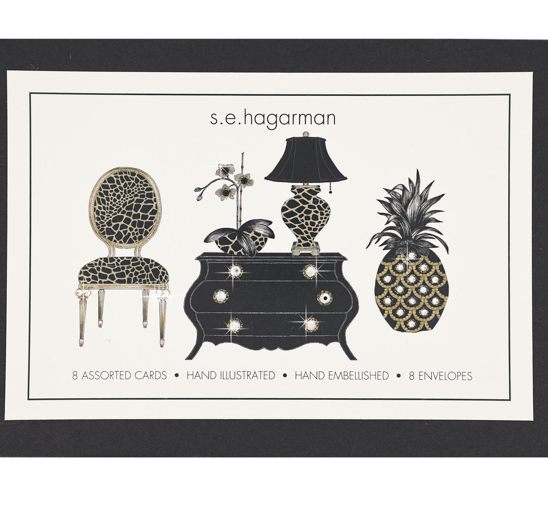 S.E.Hagarman Boxed Notecard - Home Chic