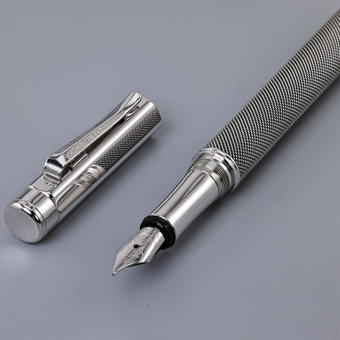 Caran d'Ache Silver Varius Ivanhoe Fountain Pen