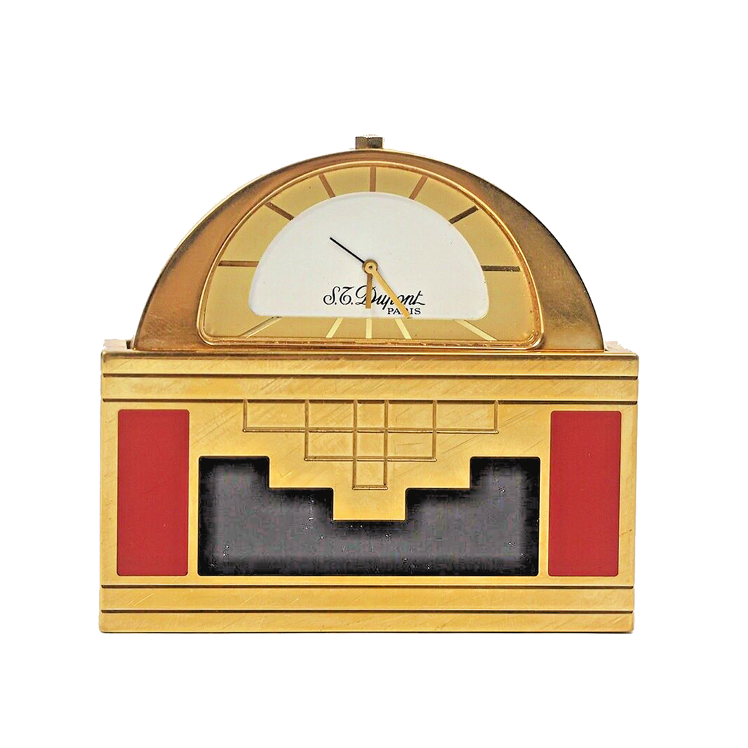 S.T. Dupont Art Deco Table Alarm Clock