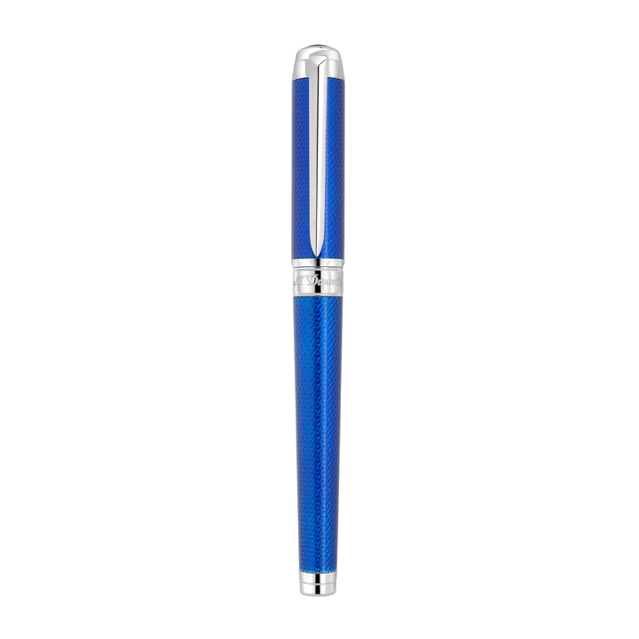 S.T. Dupont Line D Eternity XL Blue Guilloche - Fountain Pen