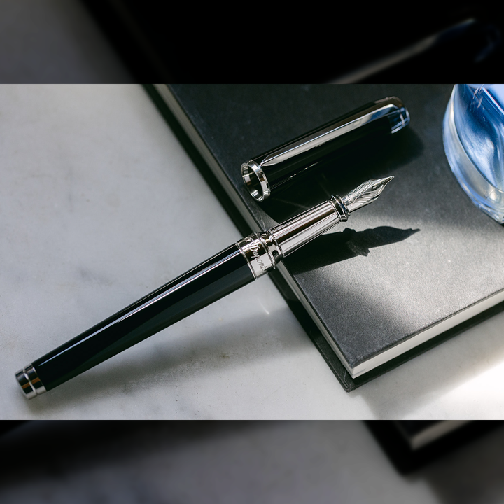 S.T. Dupont Line D Eternity XL Black Natural Lacquer - Fountain Pen