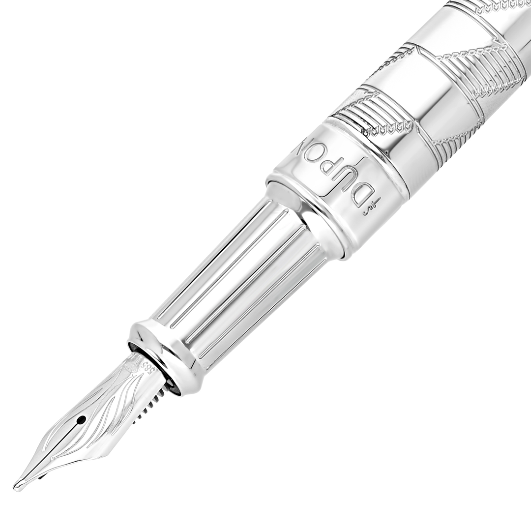 S.T. Dupont Monogram 1872 Eternity L Palladium - Fountain Pen