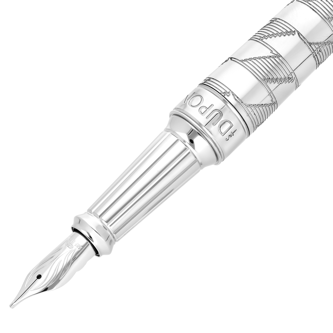 S.T. Dupont Monogram 1872 Eternity XL Palladium - Fountain Pen