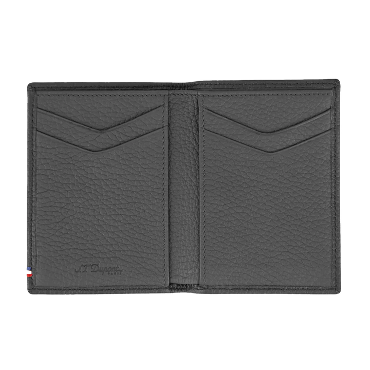 S.T. Dupont Black Grained Neo Capsule 4-Card High Wallet