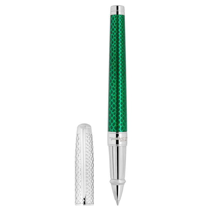 S.T. Dupont Line D Eternity Snake Skin Green - Rollerball