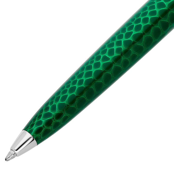 S.T. Dupont Line D Eternity Snake Skin Green - Ballpoint