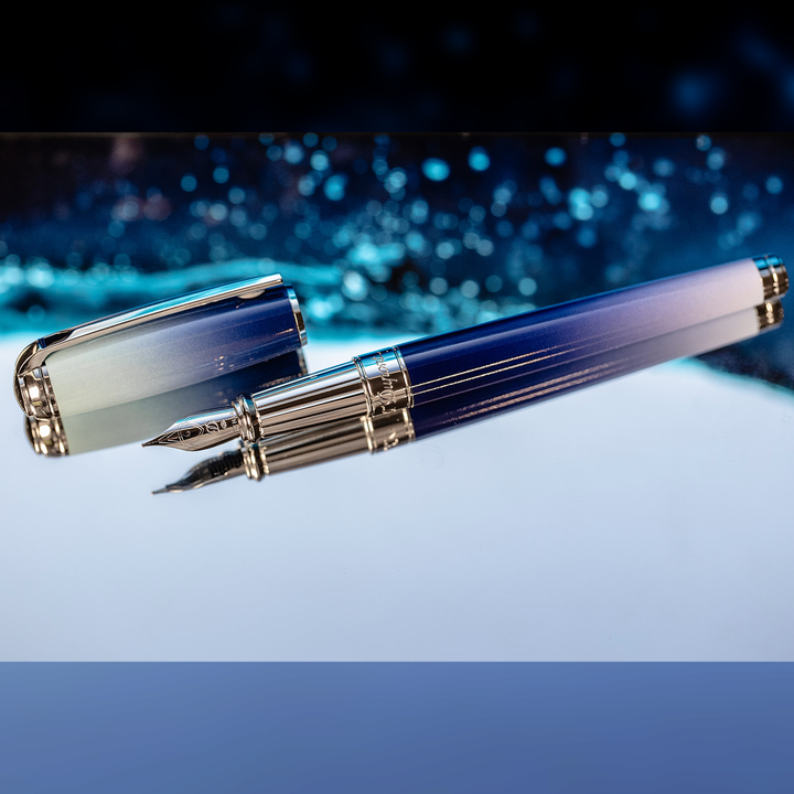 S.T. Dupont Line D Gradient La Mer - Fountain Pen