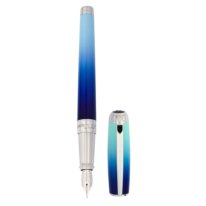 S.T. Dupont Line D Gradient La Mer - Fountain Pen