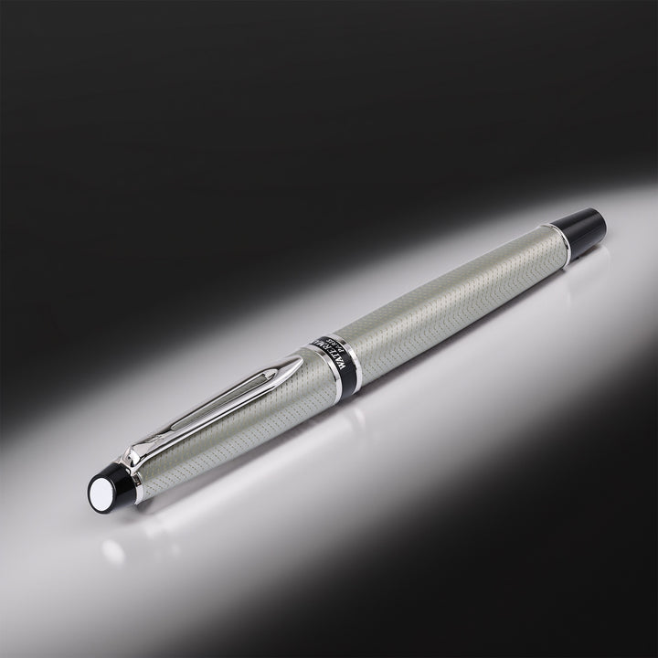 Waterman Expert Silver Chiseled Rollerball