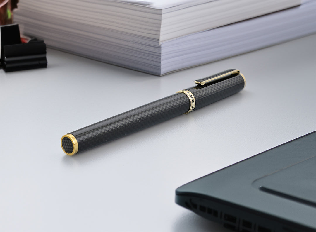 Sailor Profit 75th Anniversary Carbon Fiber Fountain Pen – 1986 Limited Edition