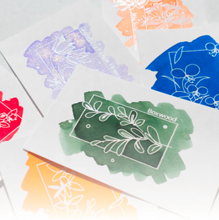 Colorverse Ink Art Card - Wildflower Series