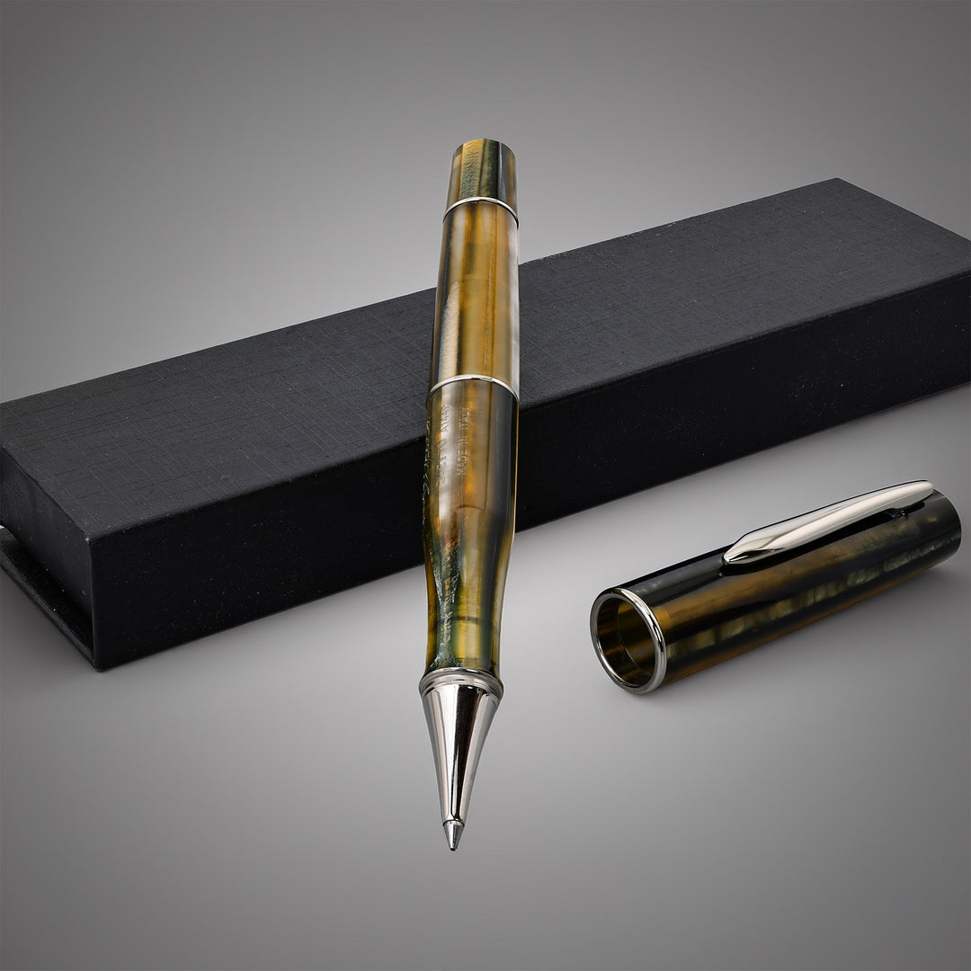 Stipula Duetto Seaweed Green Rollerball