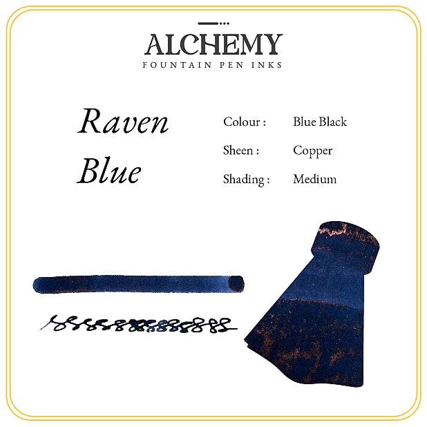 Endless Alchemy 45ml Ink Bottle - Raven Blue