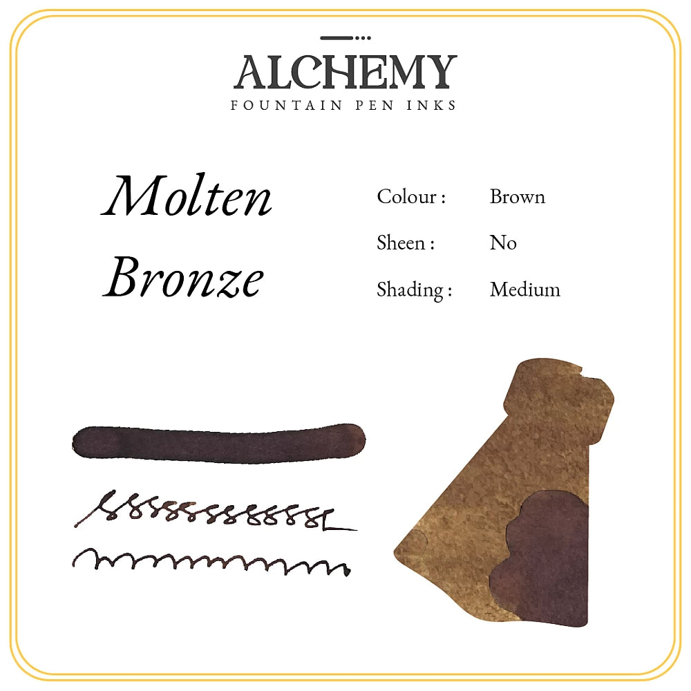 Endless Alchemy 45ml Ink Bottle - Molten Bronze