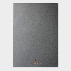 Premium Japanese Paper Slim Notebook - Grey A5 | KUNISAWA JAPAN