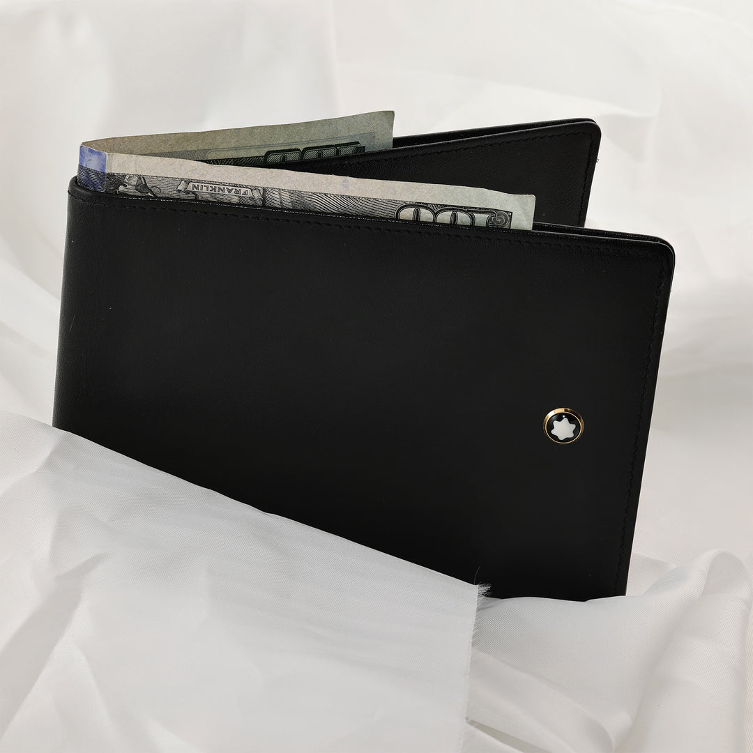 Montblanc Long Wallet - Black Leather