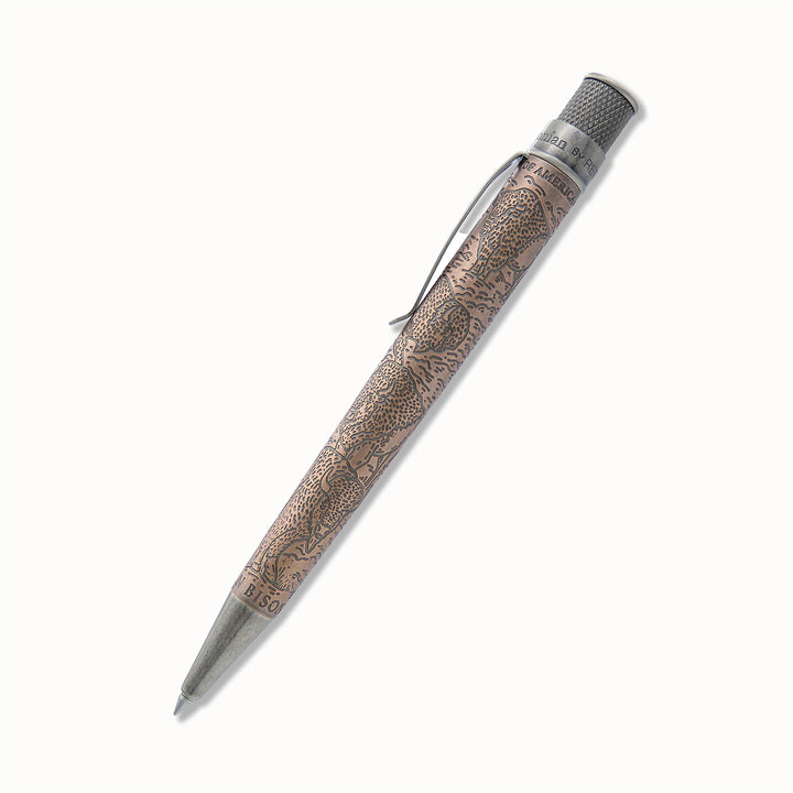 Retro 51 Smithsonian Bison Standing  Strong Rollerball Pen