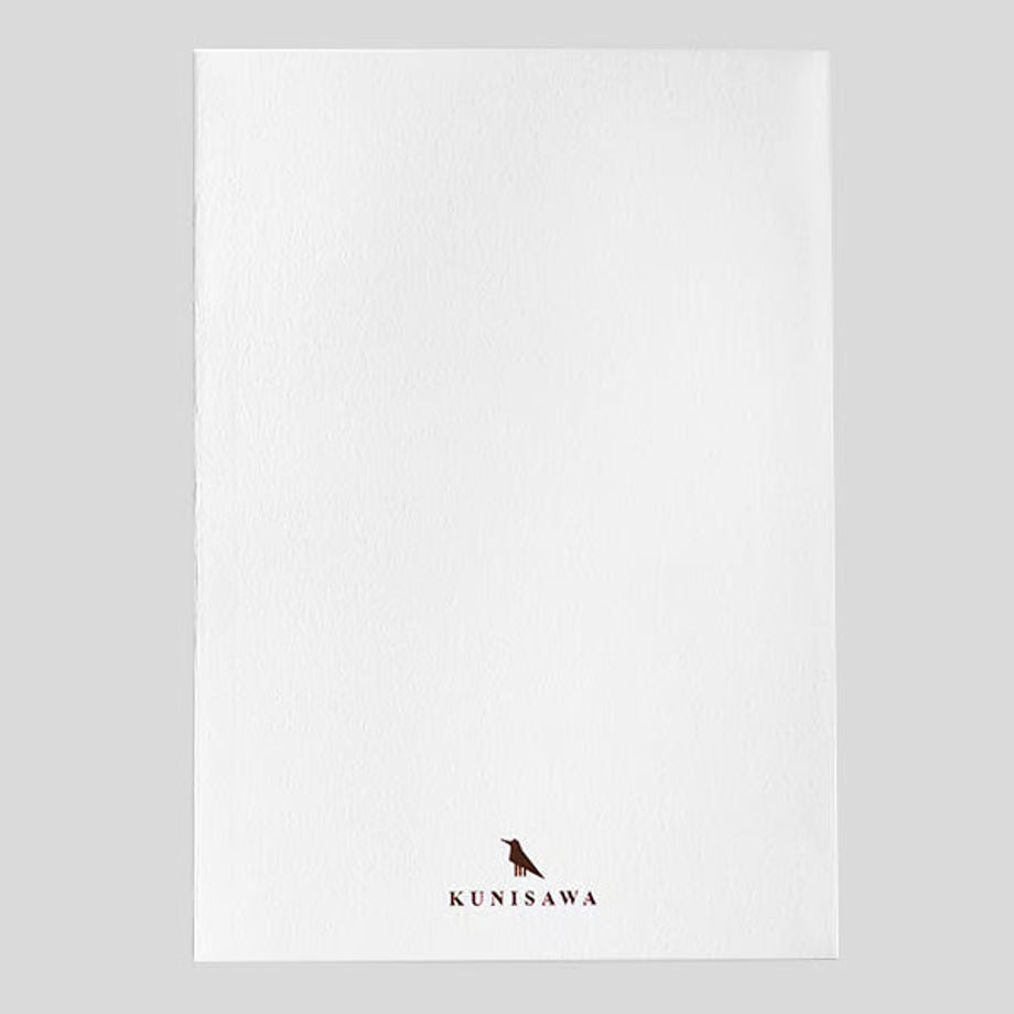 Premium Japanese Paper Slim Notebook - Snow White A5 | KUNISAWA JAPAN