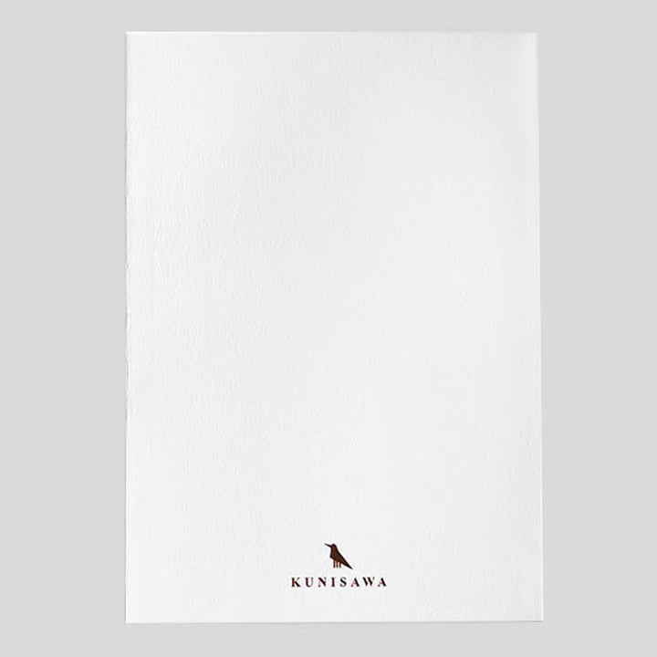 Premium Japanese Paper Slim Notebook - Snow White A5 | KUNISAWA JAPAN