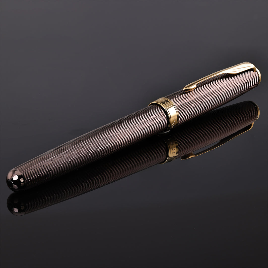 Parker Sonnet Chiseled Chocolate Fountain Pen